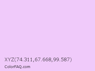 XYZ 74.311,67.668,99.587 Color Image
