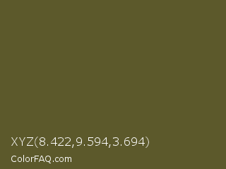 XYZ 8.422,9.594,3.694 Color Image