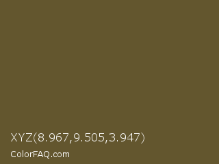 XYZ 8.967,9.505,3.947 Color Image