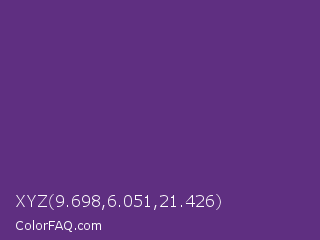 XYZ 9.698,6.051,21.426 Color Image