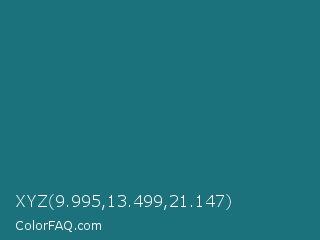 XYZ 9.995,13.499,21.147 Color Image