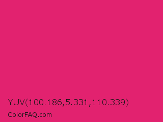YUV 100.186,5.331,110.339 Color Image