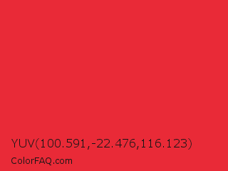 YUV 100.591,-22.476,116.123 Color Image