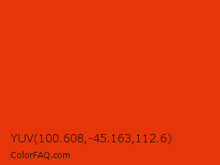 YUV 100.608,-45.163,112.6 Color Image