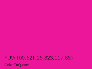 YUV 100.621,25.823,117.85 Color Image
