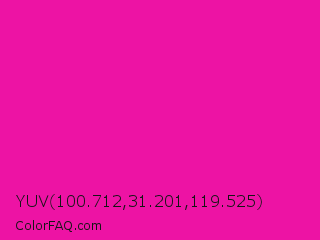 YUV 100.712,31.201,119.525 Color Image