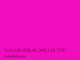 YUV 101.008,42.394,122.773 Color Image