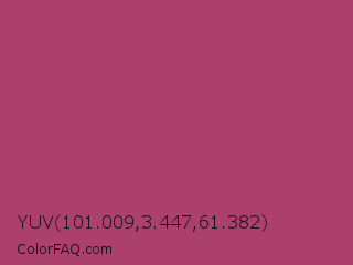 YUV 101.009,3.447,61.382 Color Image