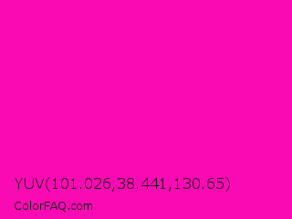 YUV 101.026,38.441,130.65 Color Image