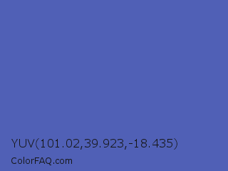 YUV 101.02,39.923,-18.435 Color Image