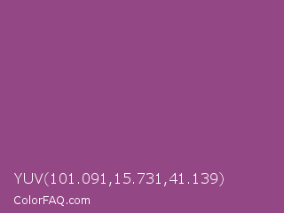 YUV 101.091,15.731,41.139 Color Image