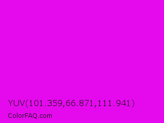 YUV 101.359,66.871,111.941 Color Image
