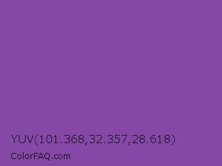 YUV 101.368,32.357,28.618 Color Image