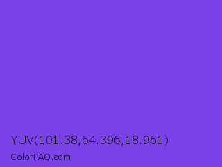 YUV 101.38,64.396,18.961 Color Image