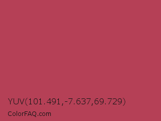 YUV 101.491,-7.637,69.729 Color Image