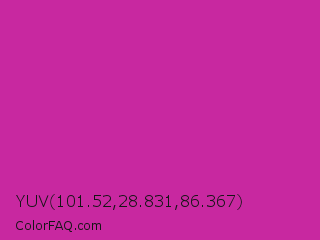 YUV 101.52,28.831,86.367 Color Image