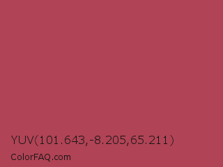 YUV 101.643,-8.205,65.211 Color Image