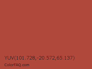 YUV 101.728,-20.572,65.137 Color Image