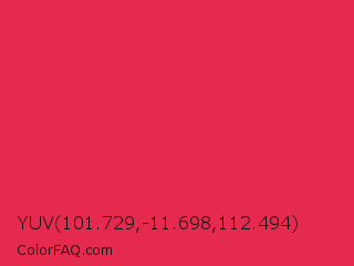 YUV 101.729,-11.698,112.494 Color Image