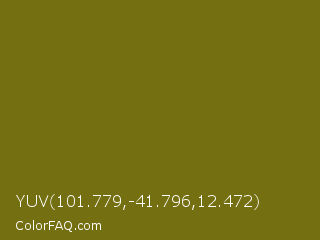 YUV 101.779,-41.796,12.472 Color Image