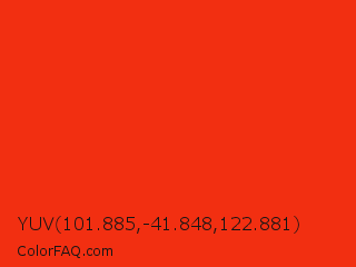 YUV 101.885,-41.848,122.881 Color Image