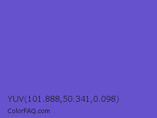 YUV 101.888,50.341,0.098 Color Image