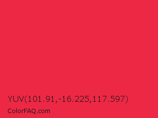 YUV 101.91,-16.225,117.597 Color Image