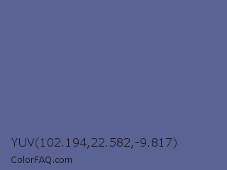 YUV 102.194,22.582,-9.817 Color Image