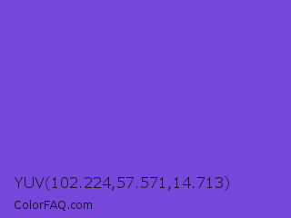 YUV 102.224,57.571,14.713 Color Image