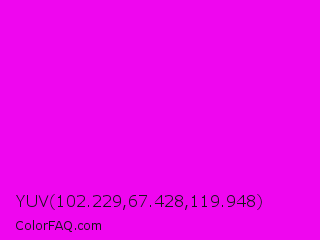 YUV 102.229,67.428,119.948 Color Image