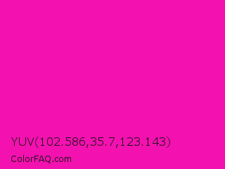 YUV 102.586,35.7,123.143 Color Image