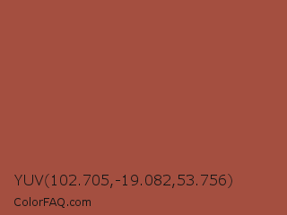 YUV 102.705,-19.082,53.756 Color Image