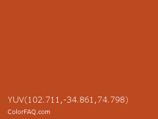 YUV 102.711,-34.861,74.798 Color Image