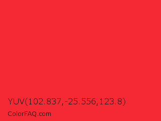 YUV 102.837,-25.556,123.8 Color Image