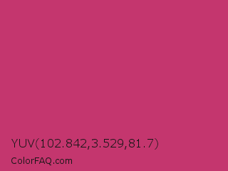 YUV 102.842,3.529,81.7 Color Image