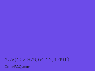 YUV 102.879,64.15,4.491 Color Image