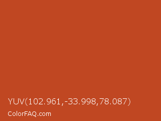 YUV 102.961,-33.998,78.087 Color Image