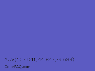 YUV 103.041,44.843,-9.683 Color Image