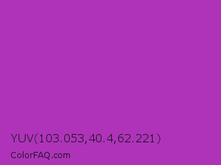 YUV 103.053,40.4,62.221 Color Image