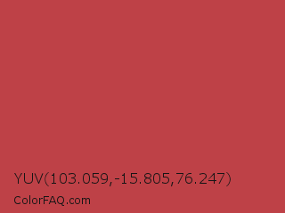 YUV 103.059,-15.805,76.247 Color Image