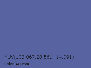 YUV 103.067,28.561,-14.091 Color Image