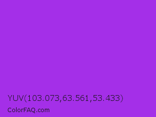 YUV 103.073,63.561,53.433 Color Image