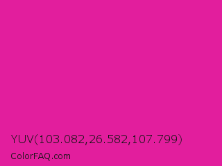 YUV 103.082,26.582,107.799 Color Image