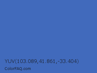 YUV 103.089,41.861,-33.404 Color Image