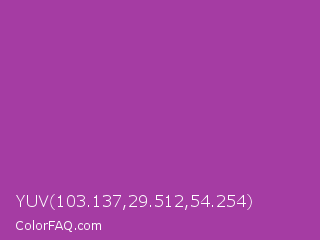 YUV 103.137,29.512,54.254 Color Image