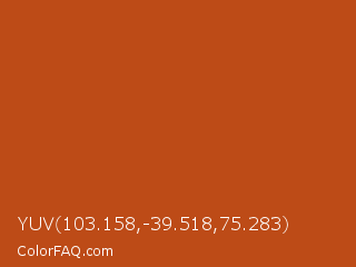 YUV 103.158,-39.518,75.283 Color Image