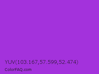 YUV 103.167,57.599,52.474 Color Image