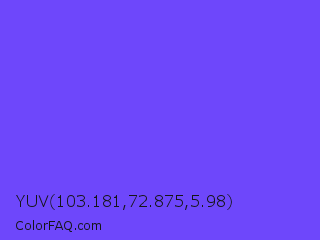 YUV 103.181,72.875,5.98 Color Image