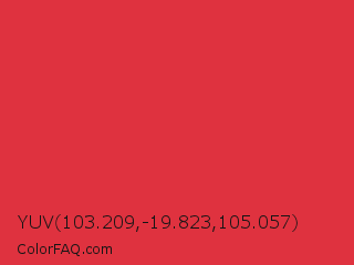 YUV 103.209,-19.823,105.057 Color Image