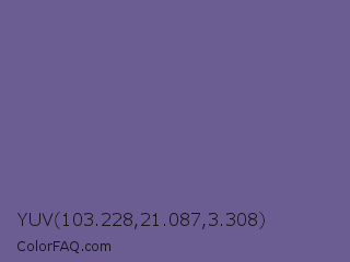 YUV 103.228,21.087,3.308 Color Image